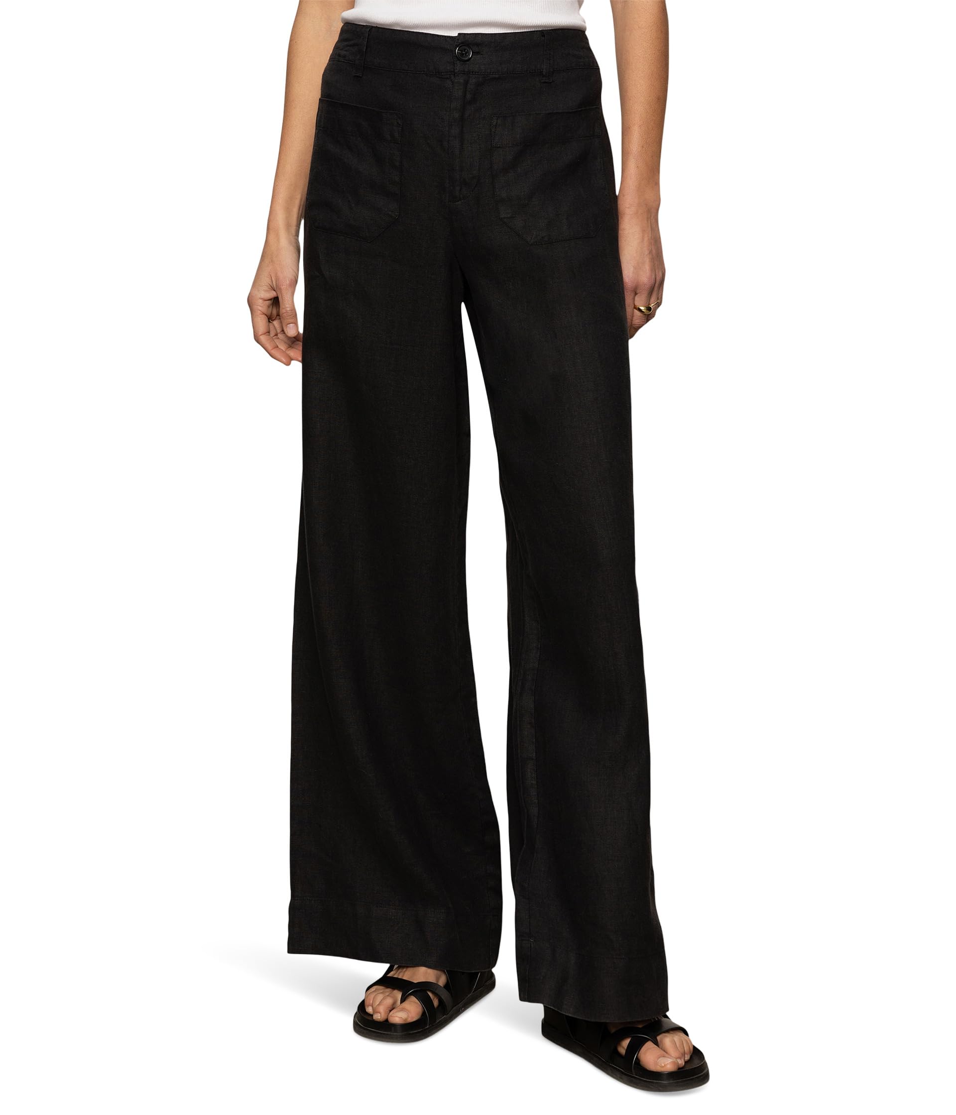 Брюки Sanctuary The Linen Marine Wide Leg, черный
Брюки Sanctuary The Linen Marine Wide Leg, черный