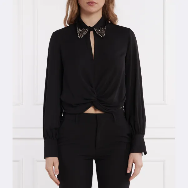 Укороченная рубашка Liu Jo, черный
Укороченная рубашка Liu Jo, черный