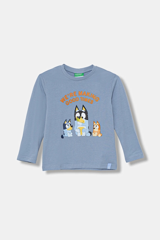 Детская хлопковая кофта с длинным рукавом United Colors Of Benetton, синий
Детская хлопковая кофта с длинным рукавом United Colors Of Benetton, синий