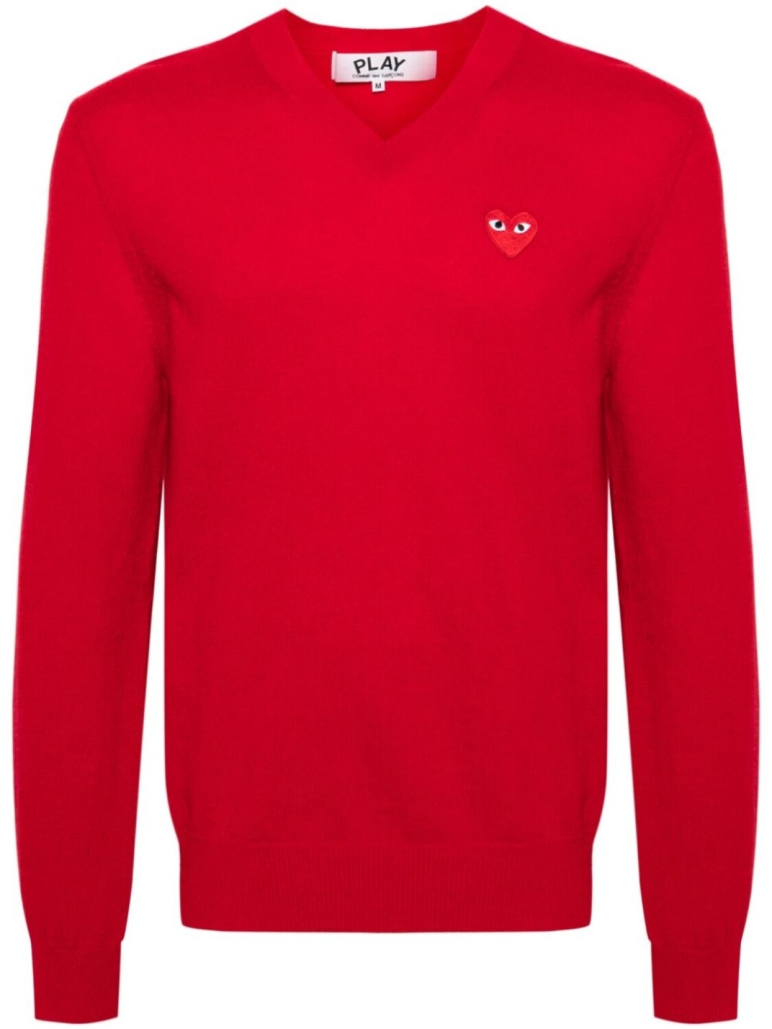 Шерстяной джемпер с нашивкой Comme Des Garçons Play, красный
Шерстяной джемпер с нашивкой Comme Des Garçons Play, красный