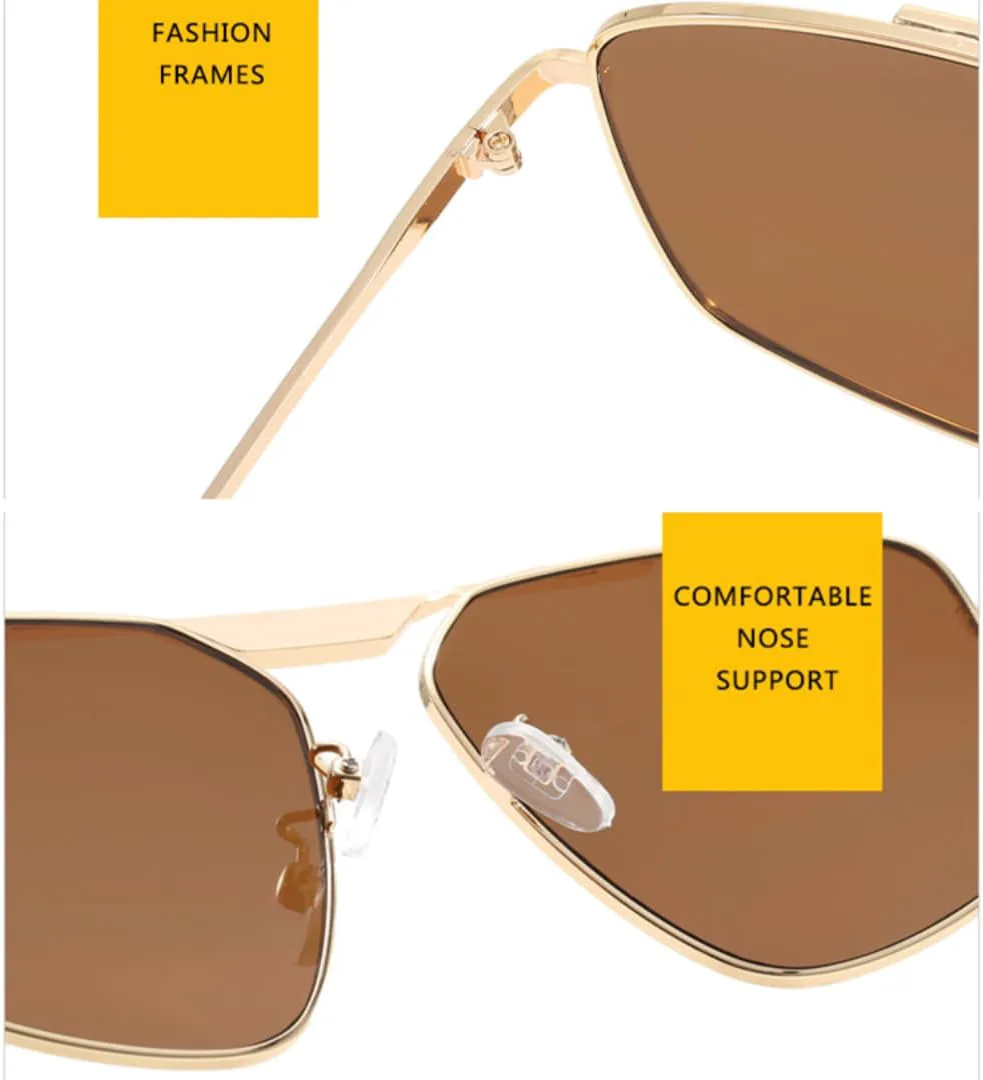 Солнцезащитные очки для женщин и мужчин в стиле ретро, с нестандартной металлической оправой, для вождения, защита от УФ-излучения UV400 UATXTAU, Black Black
Солнцезащитные очки для женщин и мужчин в стиле ретро, с нестандартной металлической оправой, для вождения, защита от УФ-излучения UV400 UATXTAU, Black Black