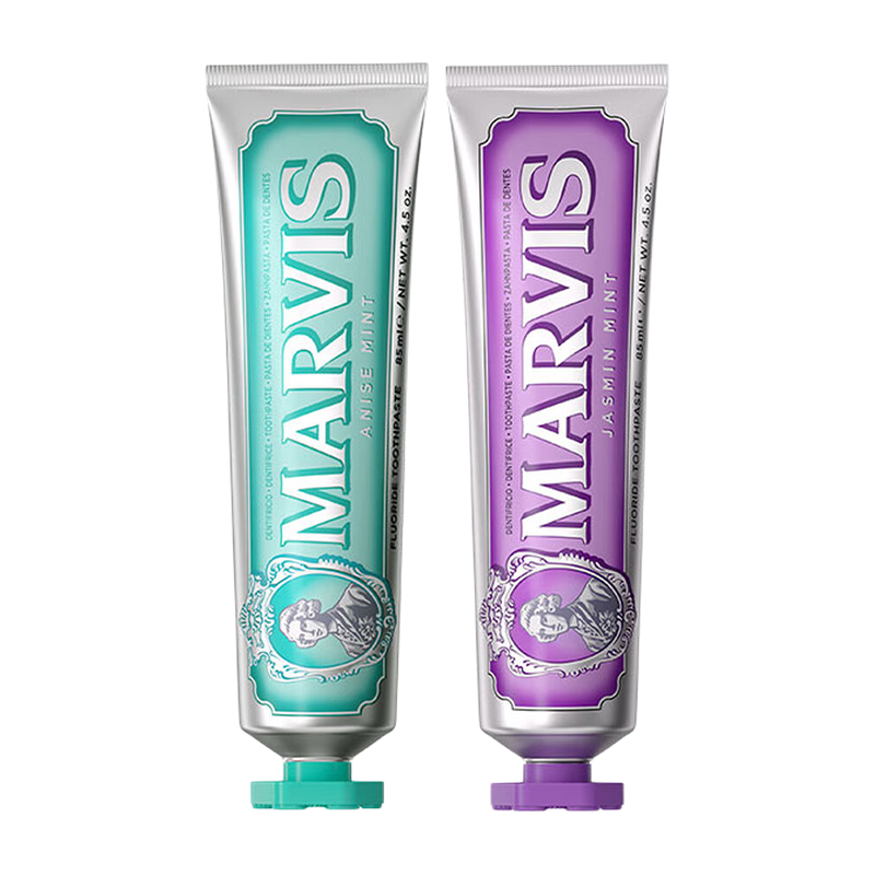 Классическая зубная паста Periodontal Care 85 мл*4 Marvis, two-piece set: aqua anise toothpastes 85ml+summer jasmine toothpastes 85ml
Классическая зубная паста Periodontal Care 85 мл*4 Marvis, two-piece set: aqua anise toothpastes 85ml+summer jasmine toothpastes 85ml