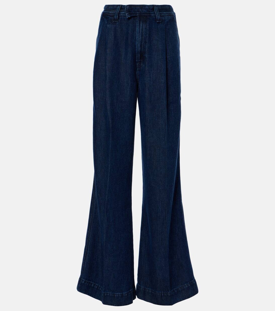 Джинсы с высокой посадкой и широкими штанинами 7 For All Mankind, цвет stormy
Джинсы с высокой посадкой и широкими штанинами 7 For All Mankind, цвет stormy