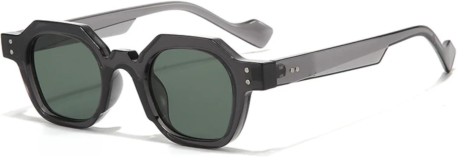 Солнцезащитные очки с защитой от УФ-излучения UV400 | Маленькие женские, в стиле панк, с декором из заклепок, мужские, с прозрачными линзами, для занятий спортом на открытом воздухе и вождения DSVIGF, Grey Dark Green
Солнцезащитные очки с защитой от УФ-излучения UV400 | Маленькие женские, в стиле панк, с декором из заклепок, мужские, с прозрачными линзами, для занятий спортом на открытом воздухе и вождения DSVIGF, Grey Dark Green