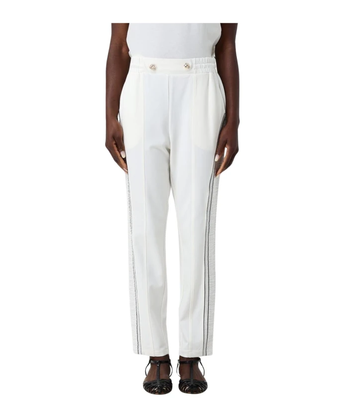 Повседневные брюки с боковой отделкой Liu Jo, белый
Повседневные брюки с боковой отделкой Liu Jo, белый