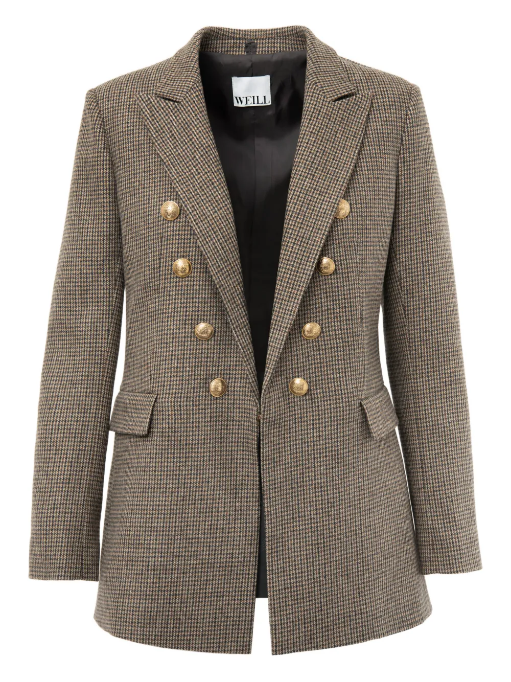 Клетчатый пиджак Weill Paris, коричневый
Клетчатый пиджак Weill Paris, коричневый