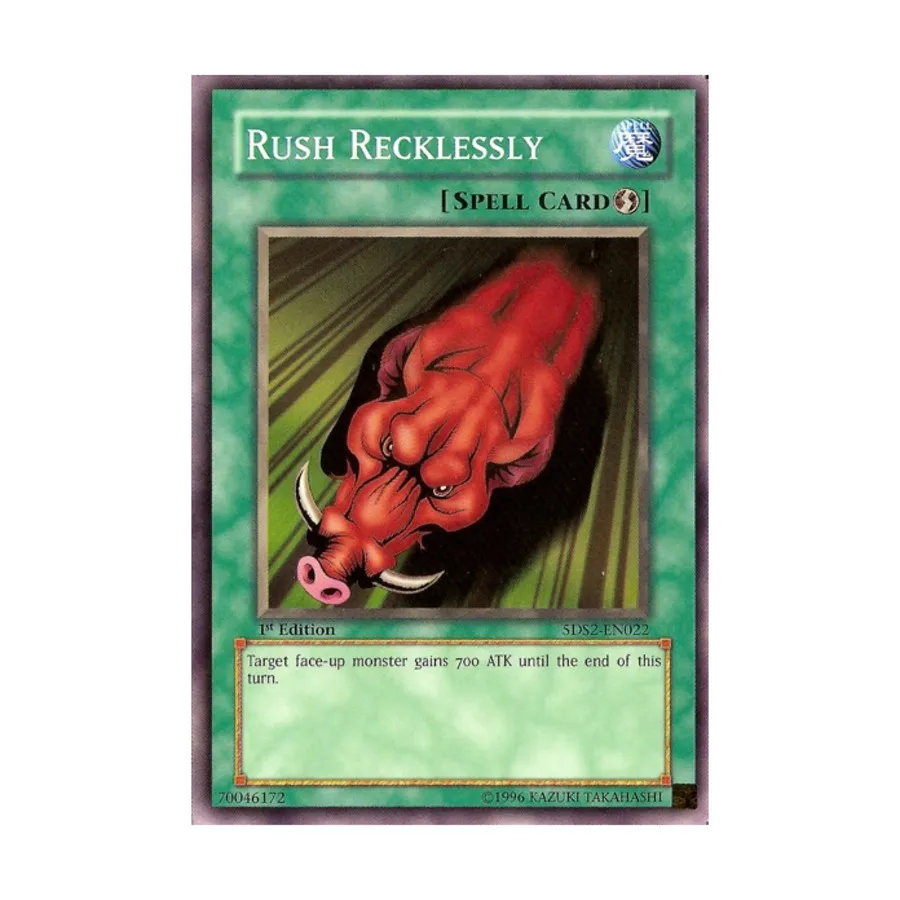 CCG Безрассудный натиск (обычный), Yu-Gi-Oh - Structure Deck - Yu-Gi-Oh! 5D's 2 - Singles
CCG Безрассудный натиск (обычный), Yu-Gi-Oh - Structure Deck - Yu-Gi-Oh! 5D's 2 - Singles