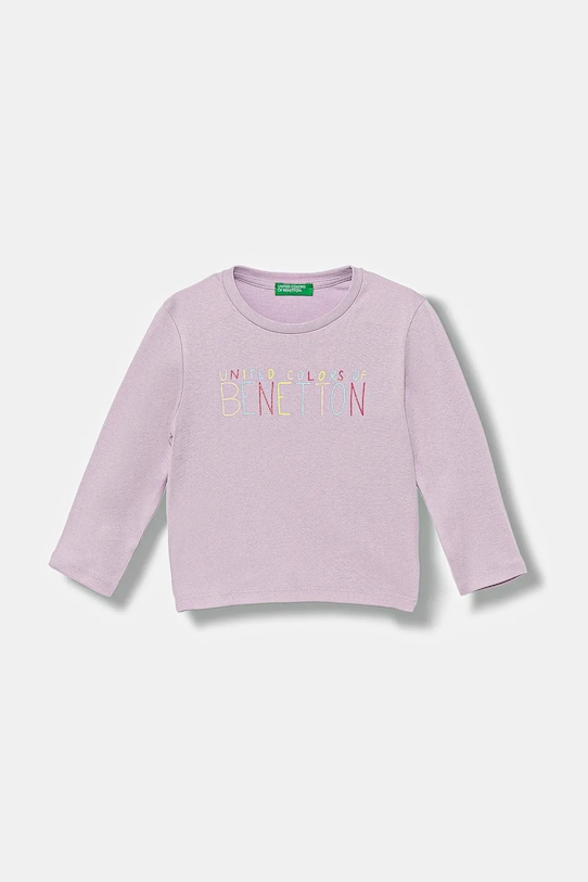 Детская хлопковая кофта с длинным рукавом United Colors Of Benetton, фиолетовый
Детская хлопковая кофта с длинным рукавом United Colors Of Benetton, фиолетовый