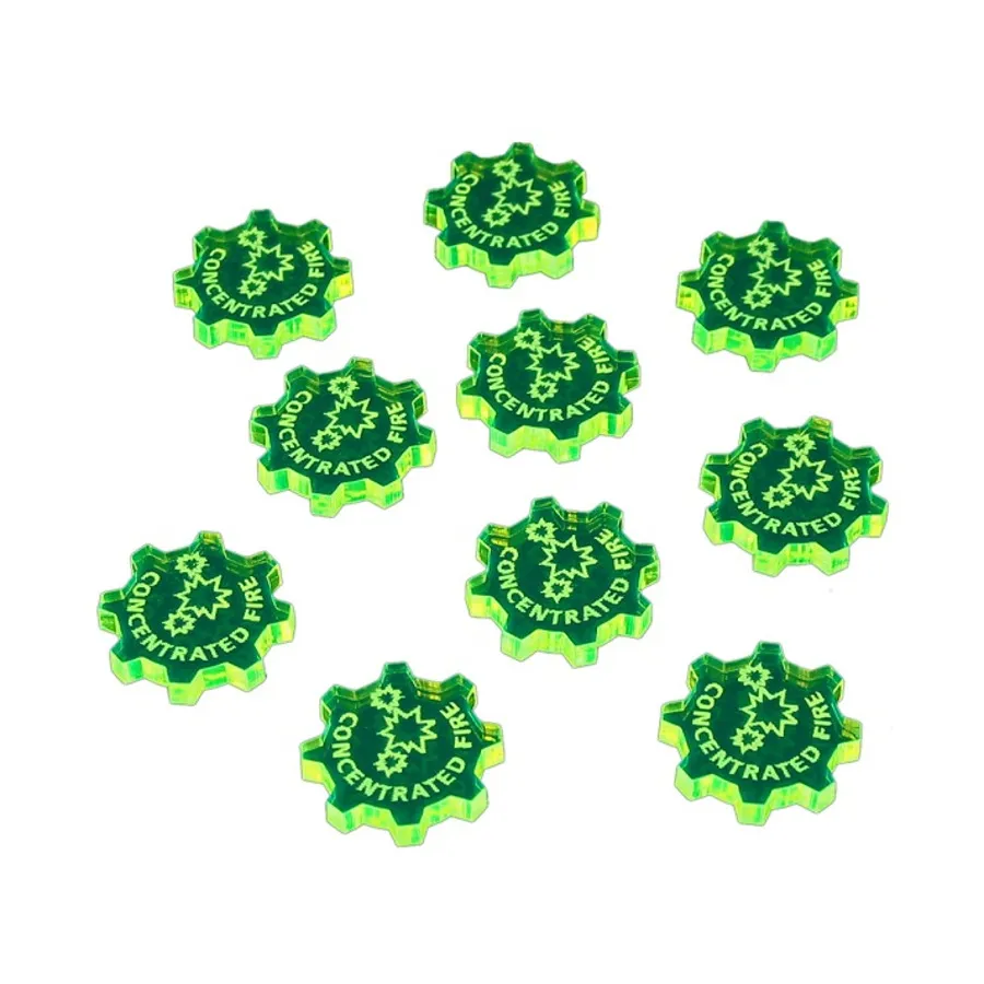 Жетоны командования — сосредоточенный огонь, зеленый цвет, Star Wars - Armada Gaming Accessories (Litko Aerosystems)
Жетоны командования — сосредоточенный огонь, зеленый цвет, Star Wars - Armada Gaming Accessories (Litko Aerosystems)