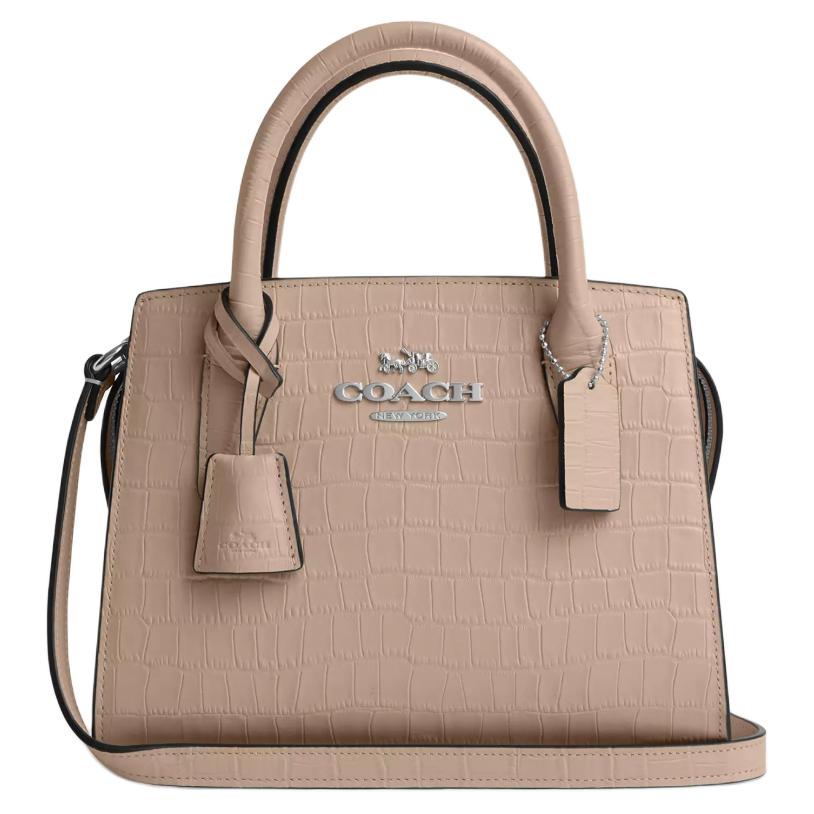 COACH Крокодиловая кожаная сумка через плечо с тиснением
COACH Крокодиловая кожаная сумка через плечо с тиснением