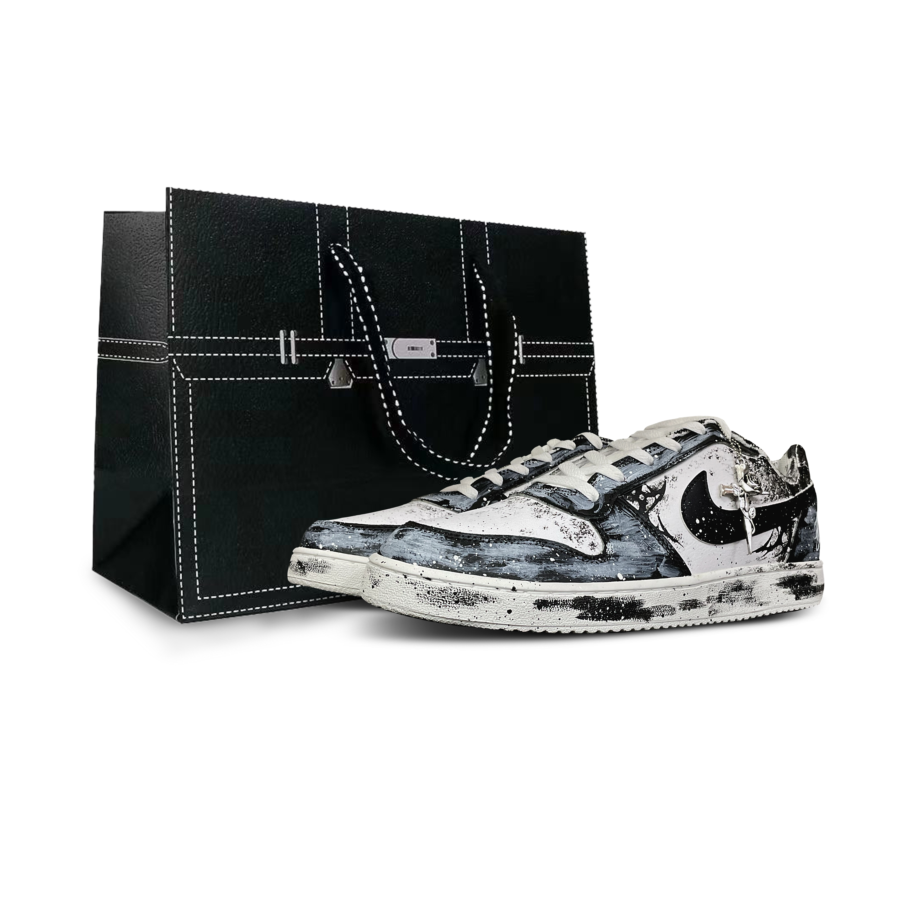 Nike Износостойкие низкие кроссовки для скейтбординга EBERNON, мужские, черно-белые
Nike Износостойкие низкие кроссовки для скейтбординга EBERNON, мужские, черно-белые