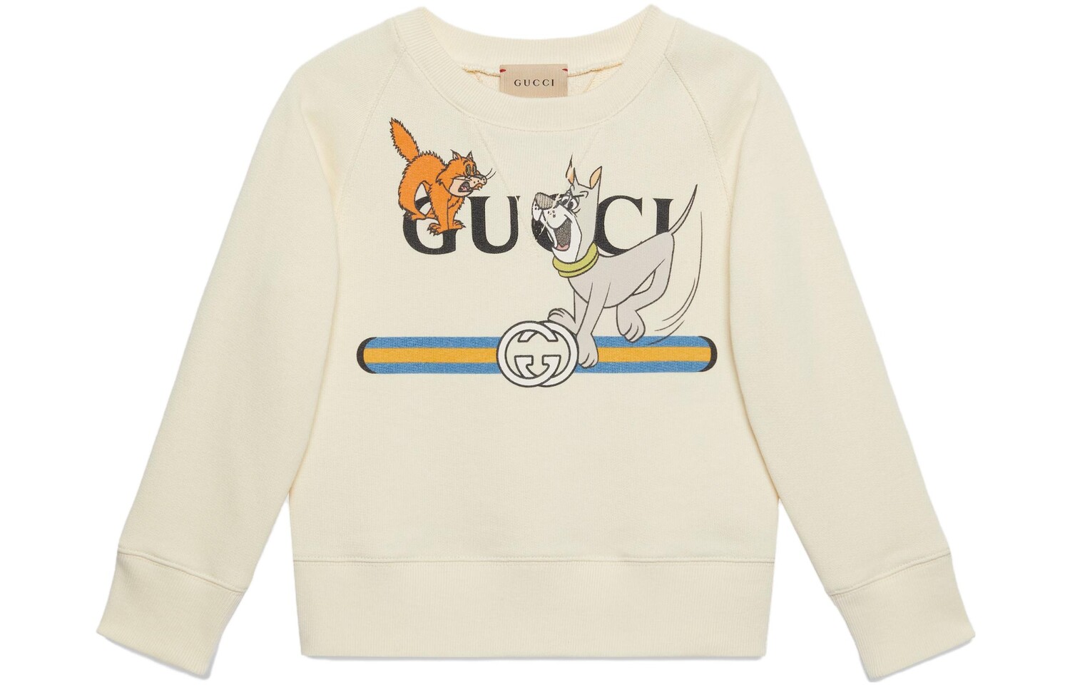 Детская толстовка Gucci, кремовый 
Детская толстовка Gucci, кремовый