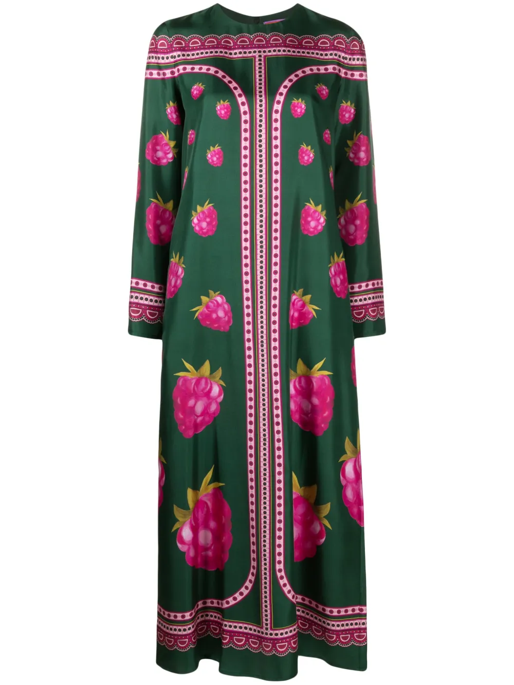 Шелковое платье макси с графичным принтом La DoubleJ, зеленый
Шелковое платье макси с графичным принтом La DoubleJ, зеленый