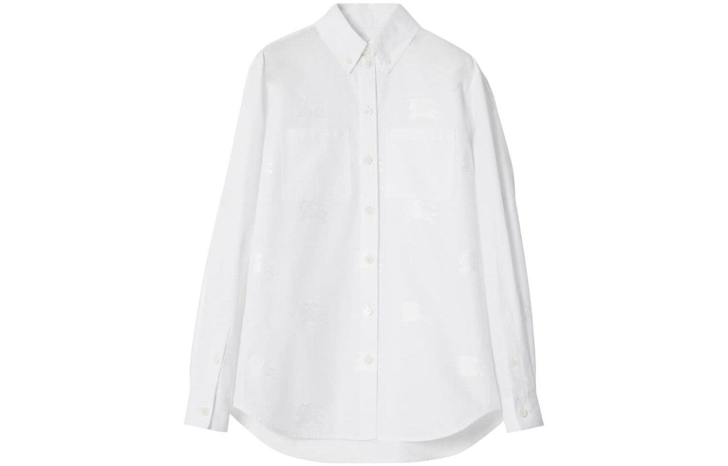 Рубашка женская Burberry классического кроя, белый 
Рубашка женская Burberry классического кроя, белый