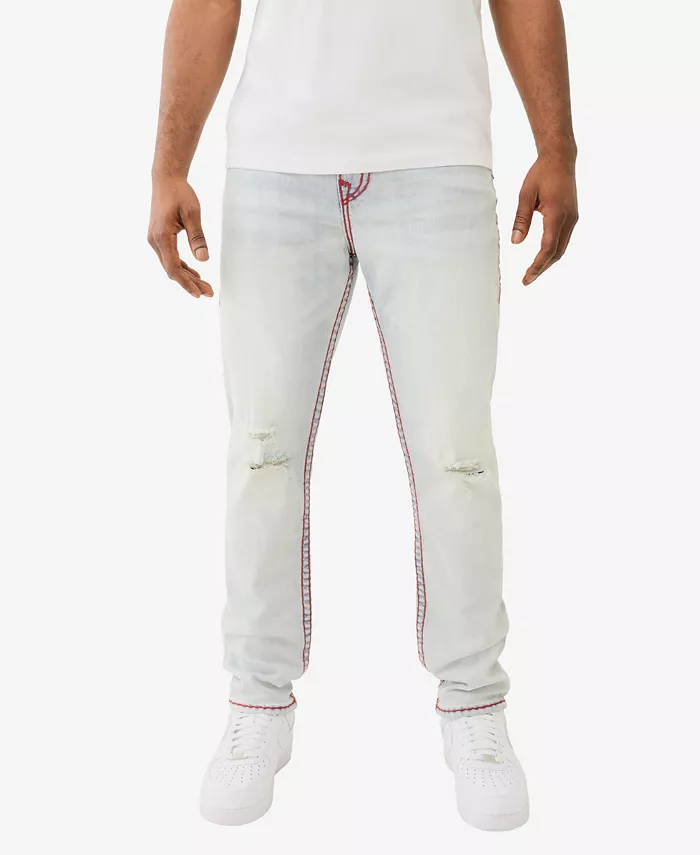 Мужские узкие джинсы Rocco Super T с отворотом True Religion, синий
Мужские узкие джинсы Rocco Super T с отворотом True Religion, синий