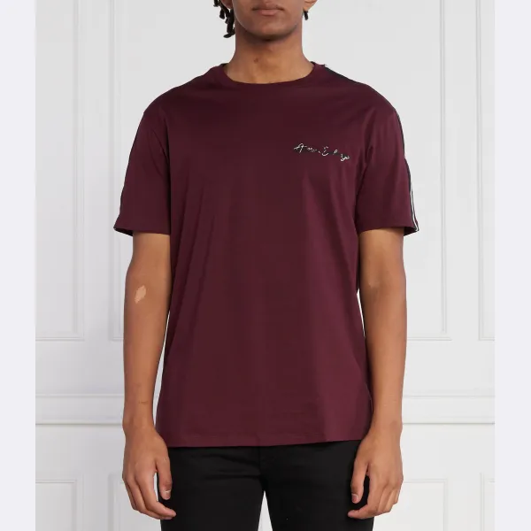 Футболка стандартного кроя Armani Exchange, бургунди 
Футболка стандартного кроя Armani Exchange, бургунди