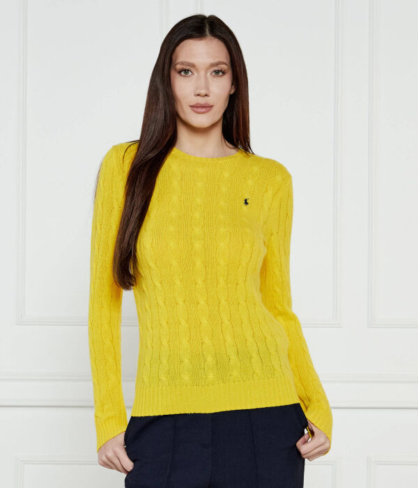 Свитер женский Polo Ralph Lauren вязаный облегающий, желтый
Свитер женский Polo Ralph Lauren вязаный облегающий, желтый