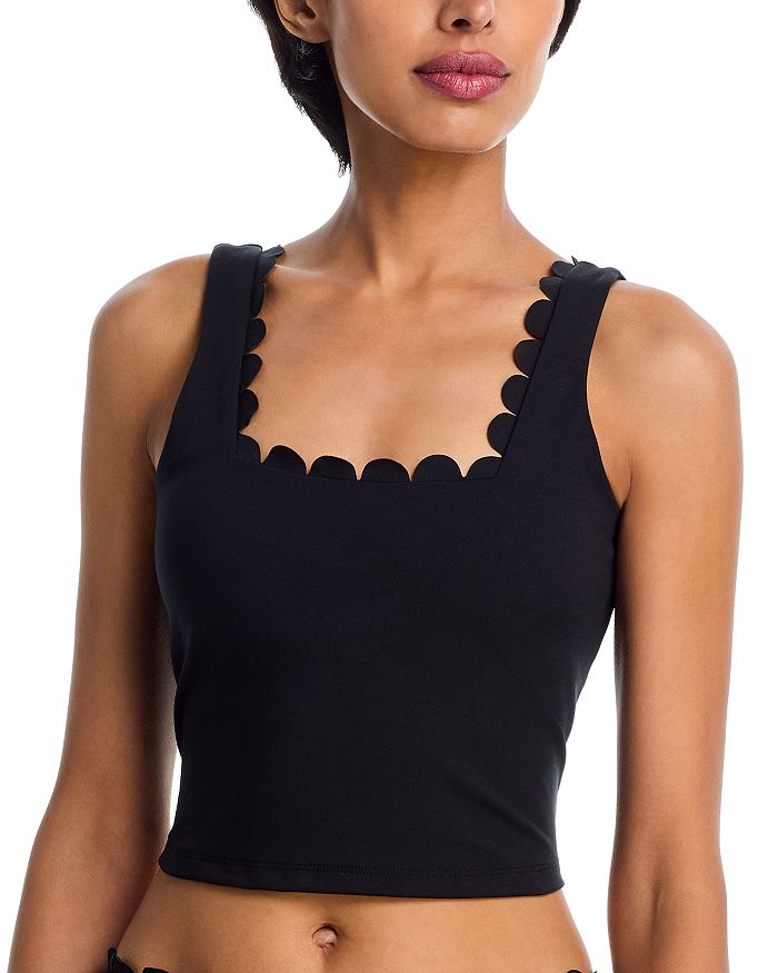 AQUA Майка с квадратным вырезом и фигурным краем – эксклюзивная модель AQUA, черный
AQUA Майка с квадратным вырезом и фигурным краем – эксклюзивная модель AQUA, черный