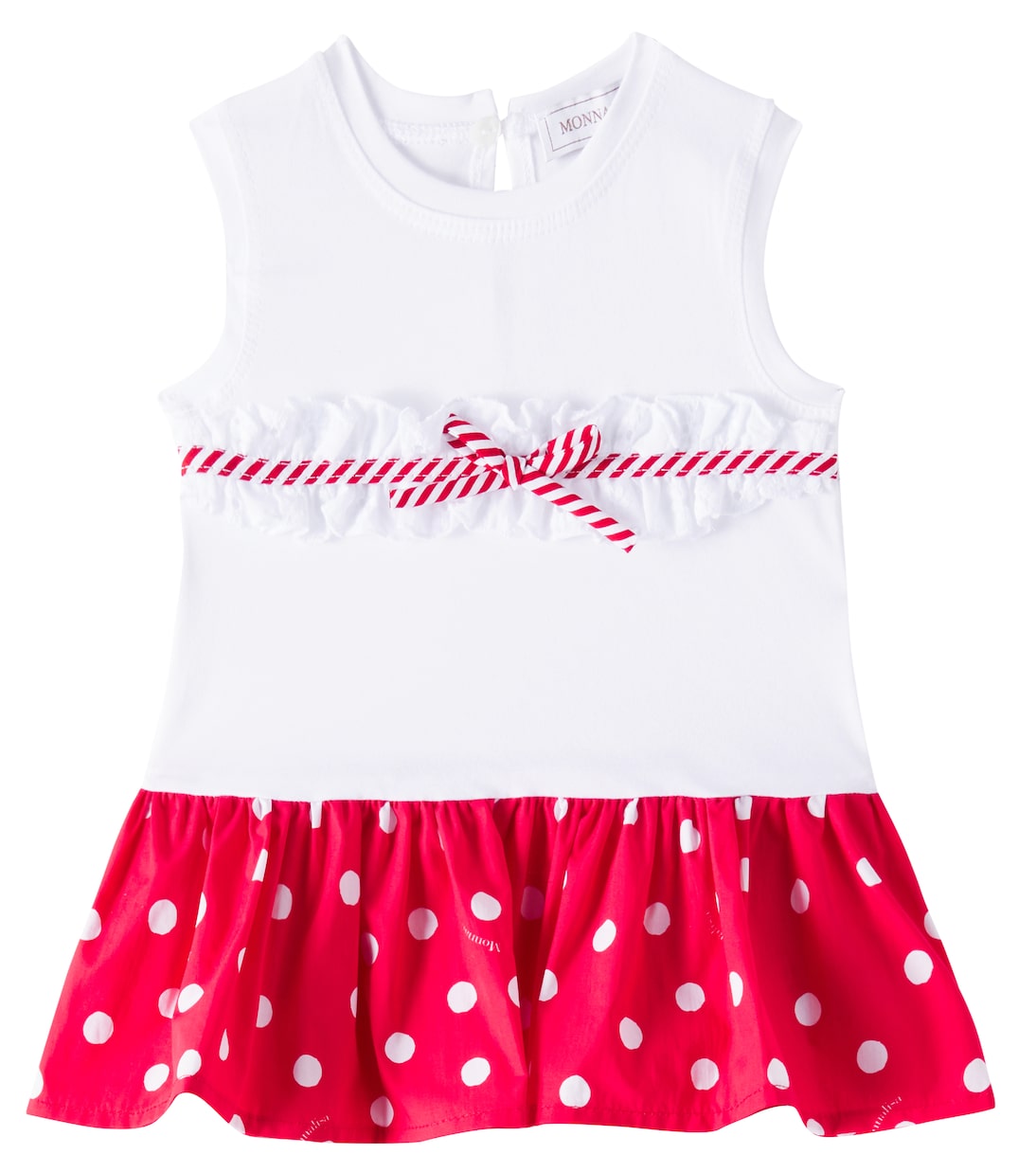 Детское платье из хлопкового джерси с принтом Monnalisa, Bianco+Rosso
Детское платье из хлопкового джерси с принтом Monnalisa, Bianco+Rosso