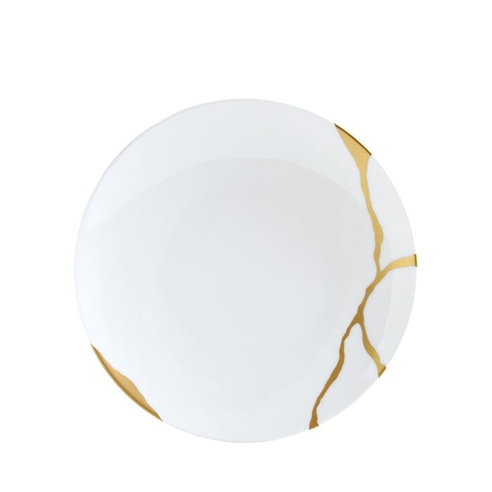 Салатная тарелка купе Bernardaud Kintsugi-Sarkis из 24-каратного золота, белый
Салатная тарелка купе Bernardaud Kintsugi-Sarkis из 24-каратного золота, белый