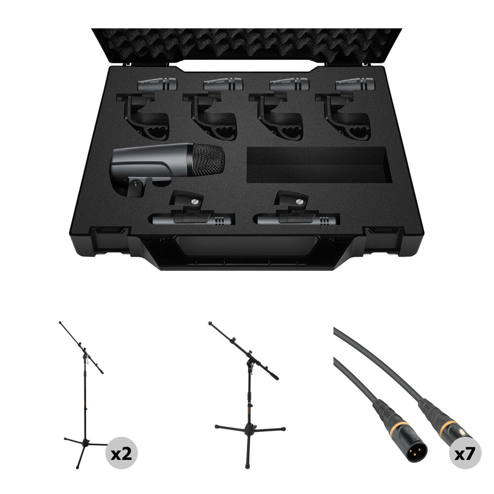 Инструментальный микрофон Sennheiser Drum Miking Kit with Stands & Cables
Инструментальный микрофон Sennheiser Drum Miking Kit with Stands & Cables