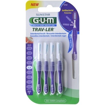 Зубная щетка Gum Travel 1512 Soft, 4 шт., Sunstar
Зубная щетка Gum Travel 1512 Soft, 4 шт., Sunstar