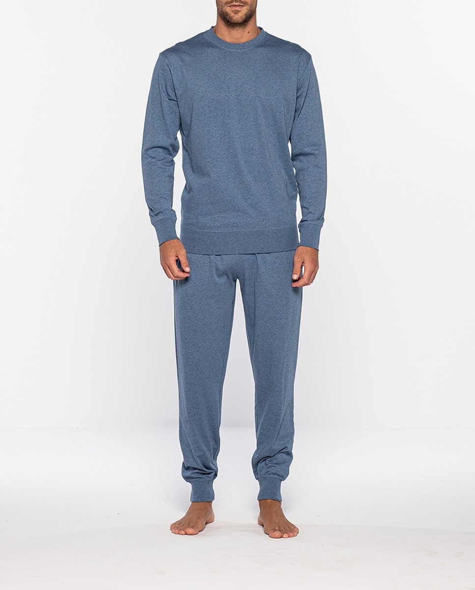 Длинные пижамы из органического хлопка, Organix Punto Blanco, синий
Длинные пижамы из органического хлопка, Organix Punto Blanco, синий