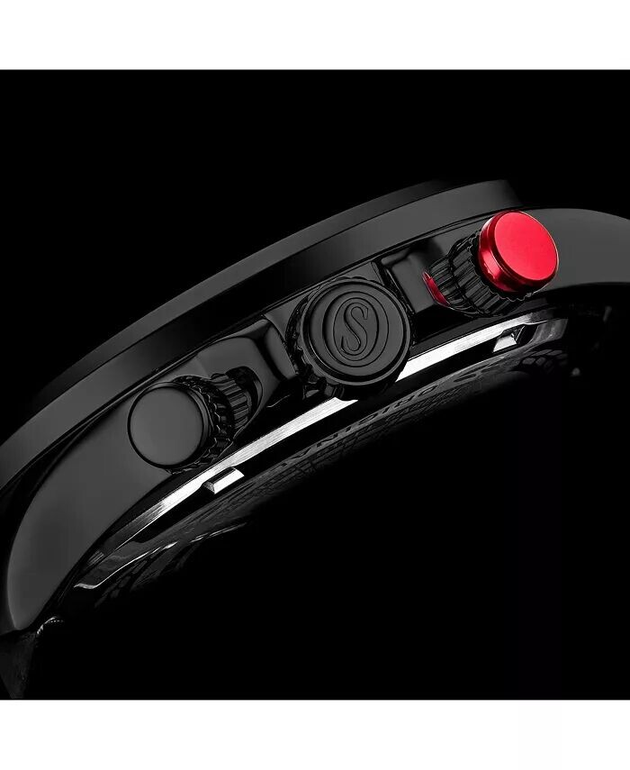 Мужские японские кварцевые хронографы, модель 4029, часы с кожаным ремешком Stuhrling, черный
Мужские японские кварцевые хронографы, модель 4029, часы с кожаным ремешком Stuhrling, черный