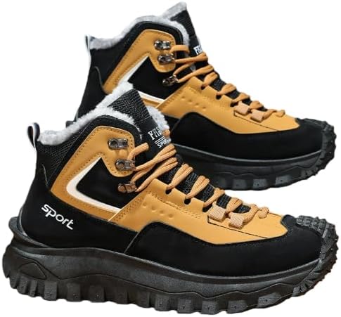 Зимние походные ботинки Hhhchpm для мужчин, утепленные флисом снегоступы для активного отдыха на улице, водонепроницаемые ботинки на щиколотку с противоскользящей подошвой для холодной погоды, хаки
Зимние походные ботинки Hhhchpm для мужчин, утепленные флисом снегоступы для активного отдыха на улице, водонепроницаемые ботинки на щиколотку с противоскользящей подошвой для холодной погоды, хаки