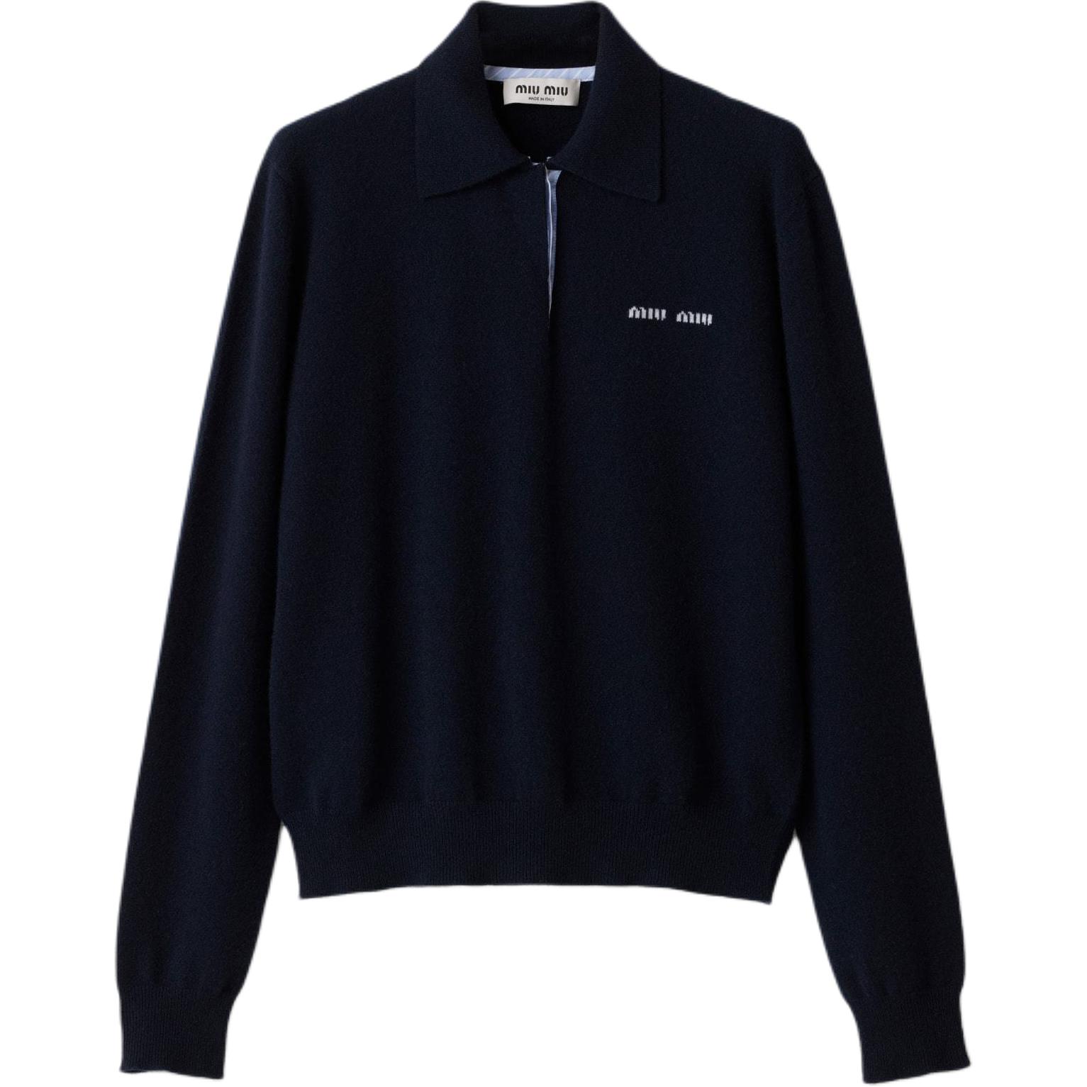 Cashmere Polo Shirt MIU MIU, синий
Cashmere Polo Shirt MIU MIU, синий