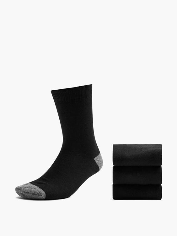 Упаковка из 3 носков. Deichmann, черный
Упаковка из 3 носков. Deichmann, черный