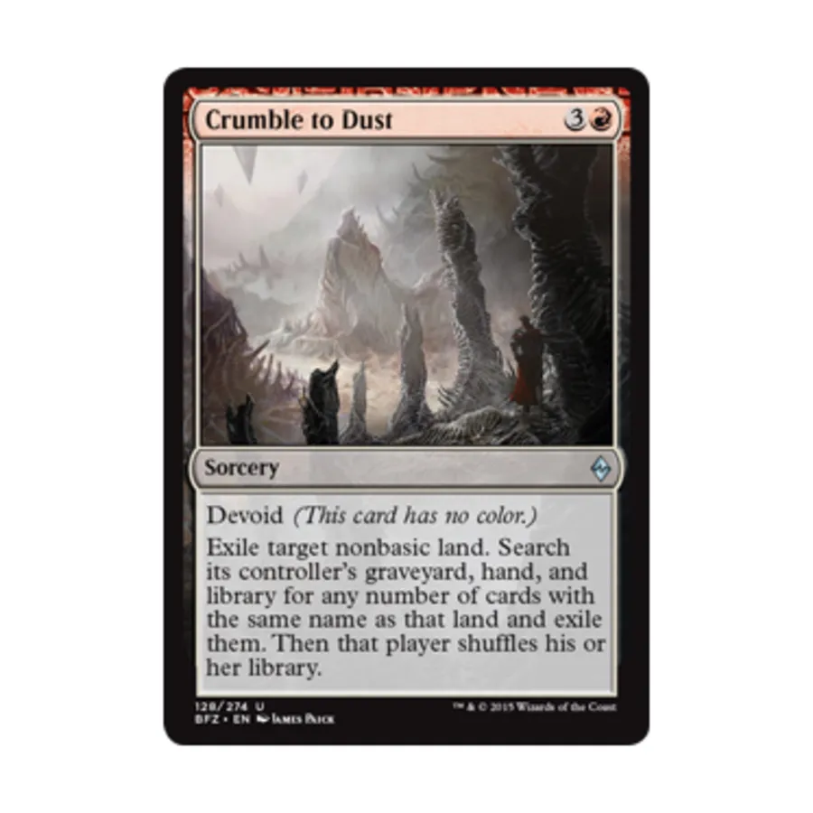 CCG Рассыпаться в пыль (U), MTG - Battle for Zendikar
CCG Рассыпаться в пыль (U), MTG - Battle for Zendikar