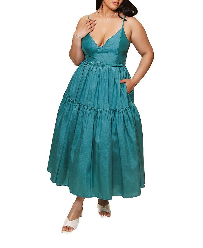 Платье миди Atherton с расклешенной юбкой больших размеров Hutch, синий
Платье миди Atherton с расклешенной юбкой больших размеров Hutch, синий