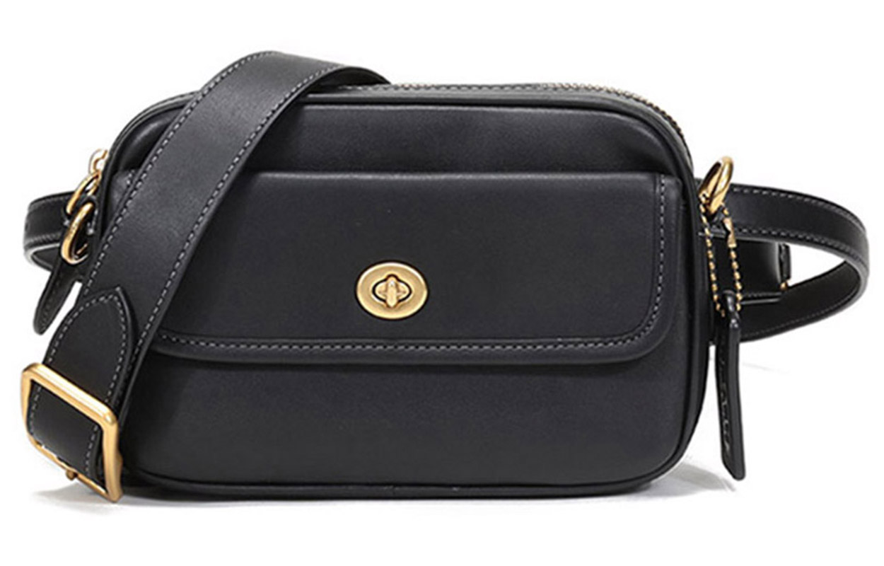 Coach Кожаная сумка через плечо, женская маленькая сумка, черная
Coach Кожаная сумка через плечо, женская маленькая сумка, черная