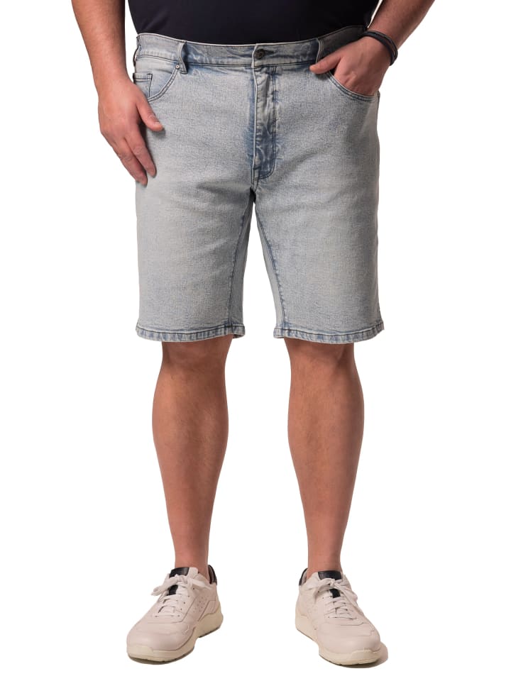 Men Plus Бермуды из выбеленного денима
Men Plus Бермуды из выбеленного денима