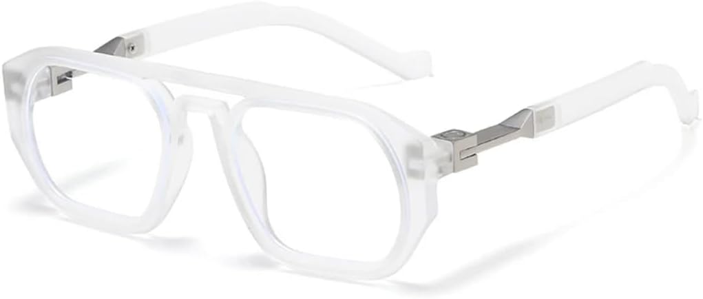 Ретро-солнцезащитные очки с многоугольными квадратными двойными перемычками для женщин, защита от УФ-излучения UV400, модные линзы с прозрачным градиентом, трендовая оправа для мужчин UATXTAU, Matte Transparent
Ретро-солнцезащитные очки с многоугольными квадратными двойными перемычками для женщин, защита от УФ-излучения UV400, модные линзы с прозрачным градиентом, трендовая оправа для мужчин UATXTAU, Matte Transparent