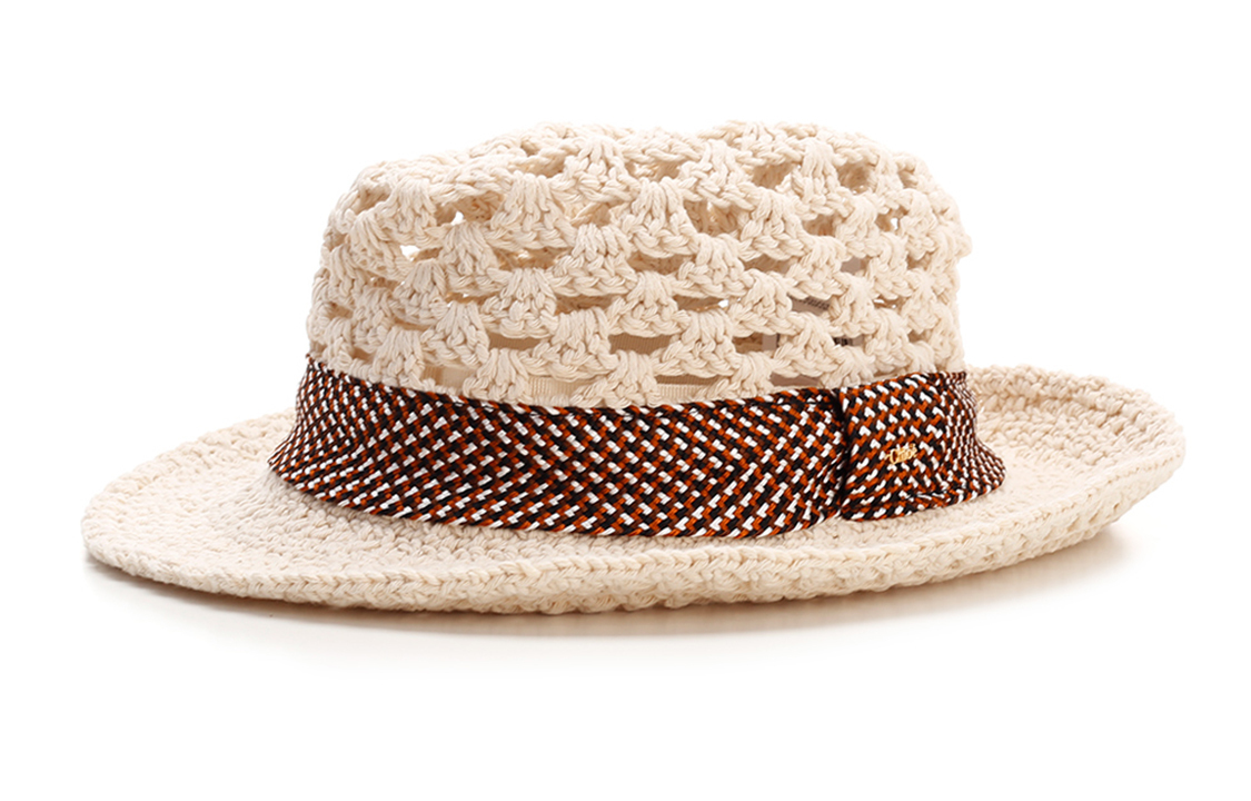 Плетеная панама Chloé, бежевая
Плетеная панама Chloé, бежевая