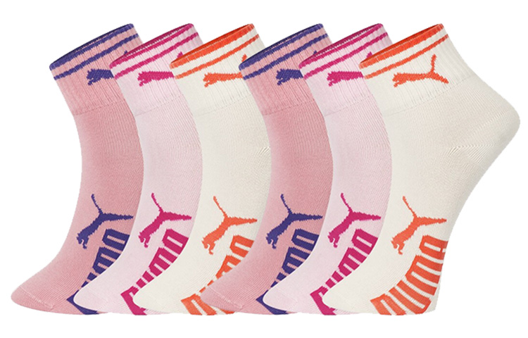 Носки до середины икры женские 3 пары PUMA, 2 набора 6 пар (разноцветные)
Носки до середины икры женские 3 пары PUMA, 2 набора 6 пар (разноцветные)