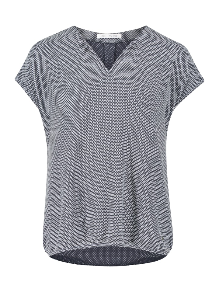 Футболка BETTY & CO, темно-синий/белый
Футболка BETTY & CO, темно-синий/белый