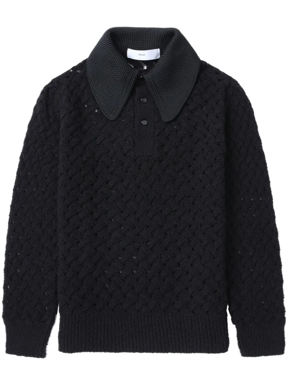 Свитер в рубчик Toga, черный 
Свитер в рубчик Toga, черный