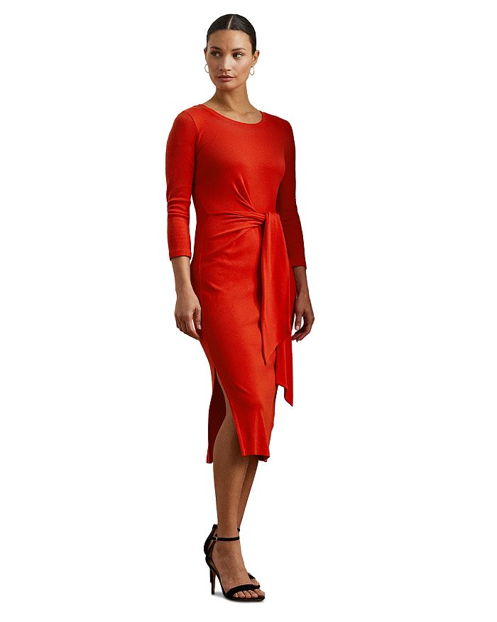 Платье с запахом из хлопковой смеси, модель Crewneck Ralph Lauren, красный
Платье с запахом из хлопковой смеси, модель Crewneck Ralph Lauren, красный