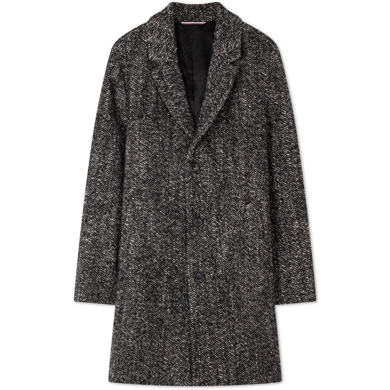 Tommy Hilfiger Мужское пальто черно-серое, Black Gray P92
Tommy Hilfiger Мужское пальто черно-серое, Black Gray P92