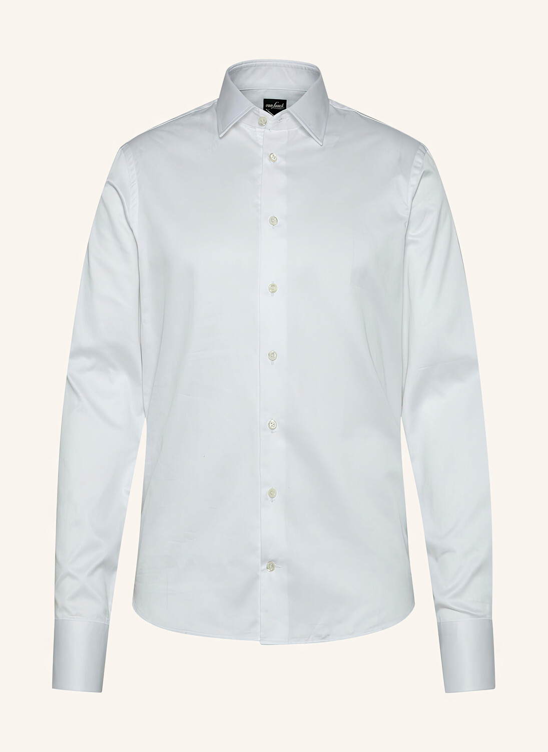 Рубашка приталенного кроя, длинные рукава, воротник кент van Laack, белый
Рубашка приталенного кроя, длинные рукава, воротник кент van Laack, белый