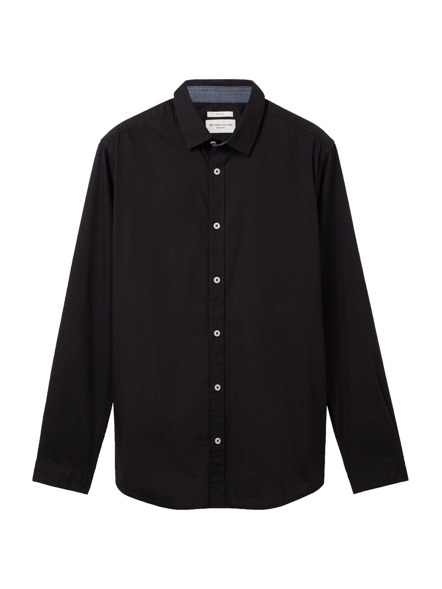 Рубашка на пуговицах Comfort fit TOM TAILOR, черный
Рубашка на пуговицах Comfort fit TOM TAILOR, черный