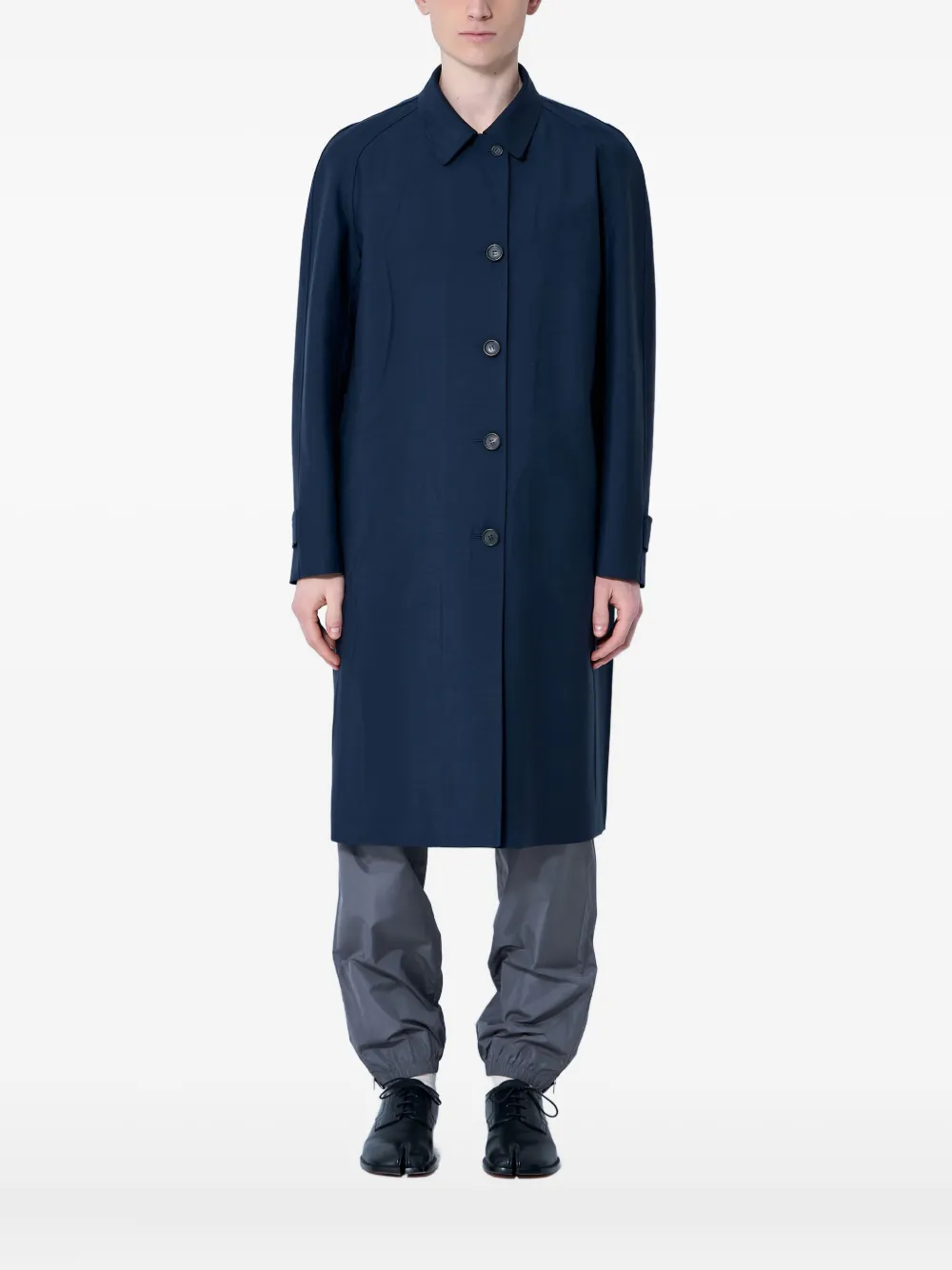 Однобортное пальто Miu Miu, синий
Однобортное пальто Miu Miu, синий