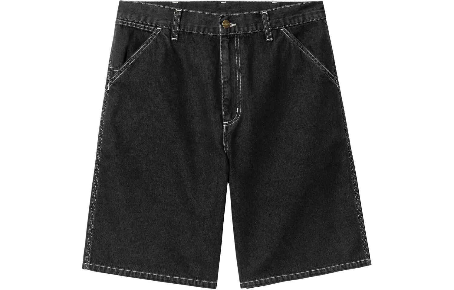 Carhartt WIP Простые джинсовые шорты SS24 мужские выбеленные black
Carhartt WIP Простые джинсовые шорты SS24 мужские выбеленные black