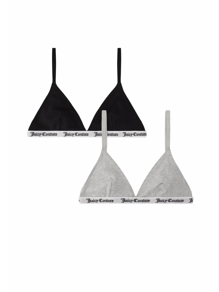 Бюстгальтеры Juicy Couture черного/серого цвета Juicy Couture
Бюстгальтеры Juicy Couture черного/серого цвета Juicy Couture