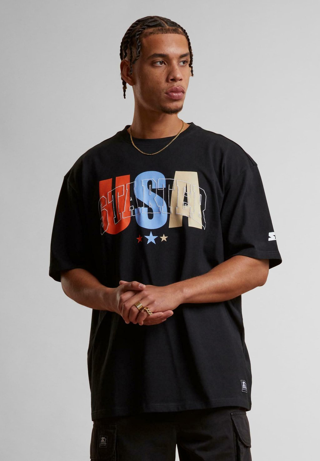 Футболка с принтом USA Starter, черный
Футболка с принтом USA Starter, черный