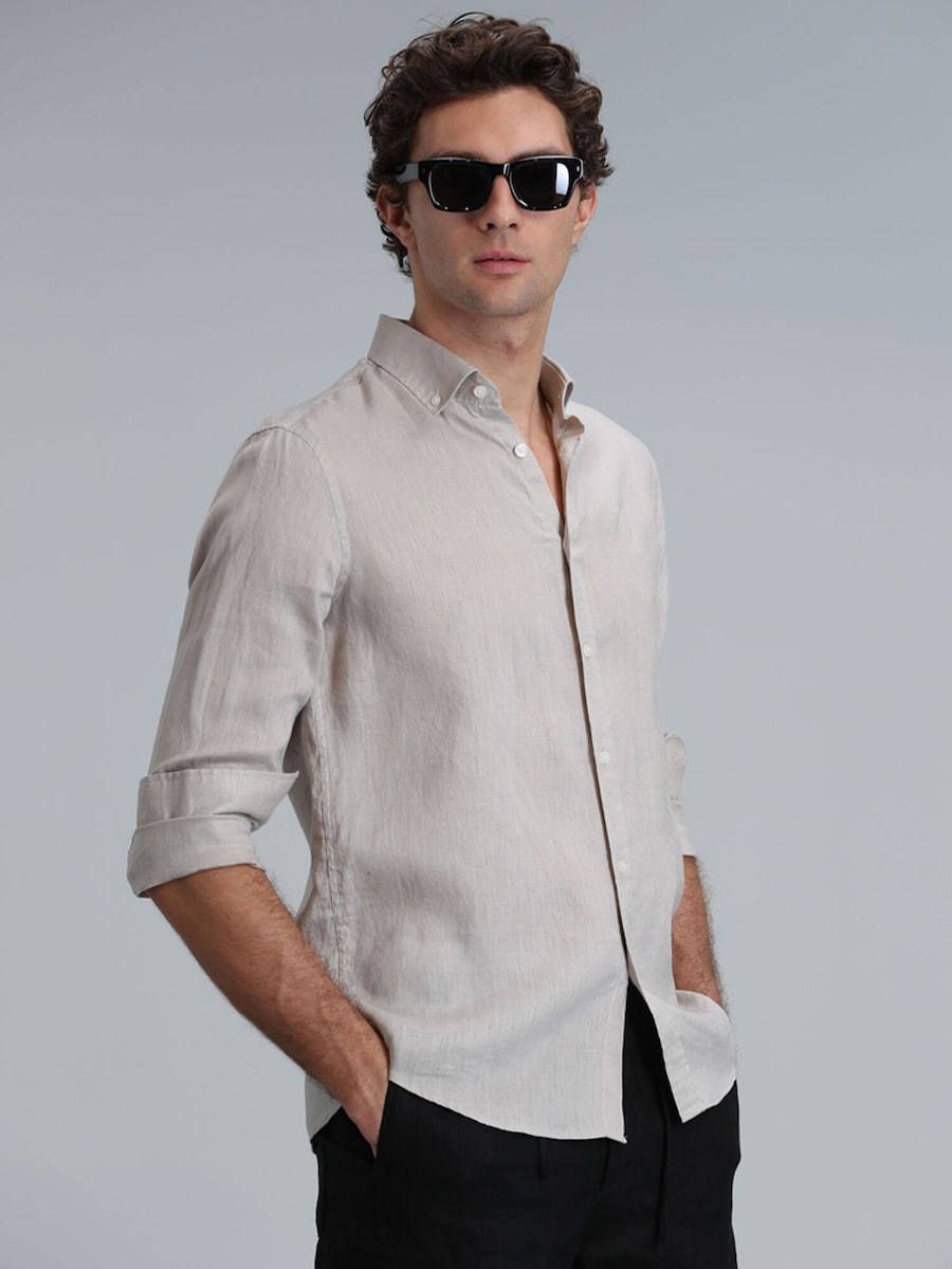 Рубашка на пуговицах Comfort fit Lufian, бежевый
Рубашка на пуговицах Comfort fit Lufian, бежевый