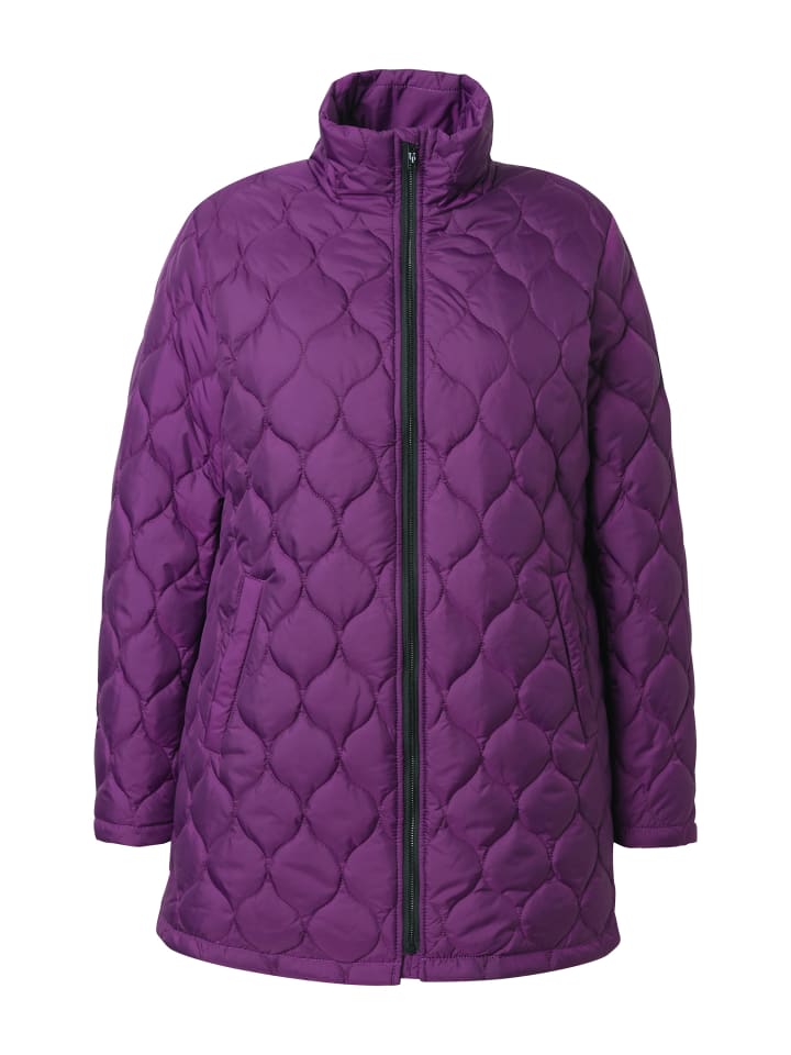 Стеганая куртка сливового цвета Ulla Popken
Стеганая куртка сливового цвета Ulla Popken